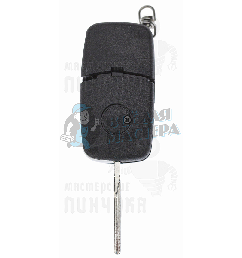 Корпус выкидного ключа HU-HAA.P1 HU66 HF55P65 2 кнопки овальные AUDI КНР