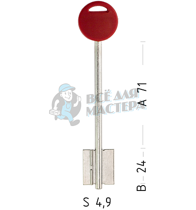 BRD26DP (красный, кругл.)