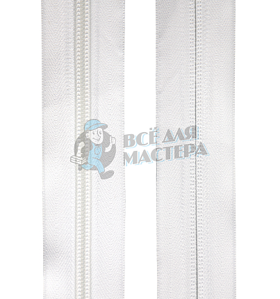 Рулонная молния спиральная (витая) тип 7 цв 101 19,5гр/м