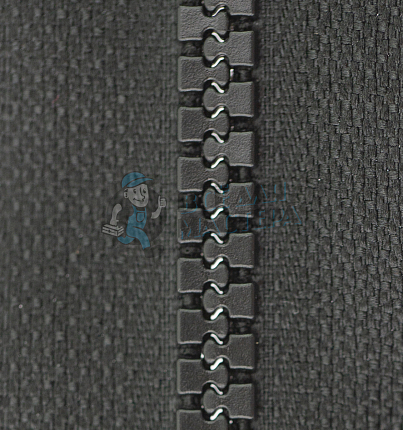 Молния Трактор "JUDSON", 80см, Тип-5, разъёмная двухзамковая, цв.черный