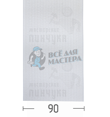Резинка башмачная 90мм. Белая - Чертеж