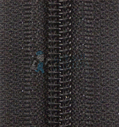 Молния №7 25см Чёрный