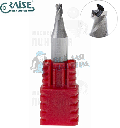 Вертик.фреза RAISE EW5525B ф2,5мм CARBIDE (ф2,5Х6Х40)								 - Чертеж