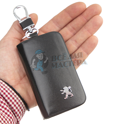 Ключница с карабином PEUGEOT