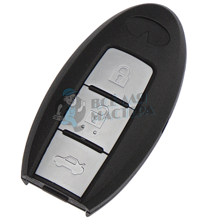Корпус ключа DAT-15 NSN14 NS11 3 кнопки INFINITI КНР