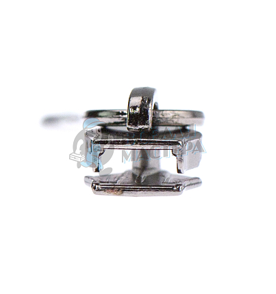 Бегунок для спиральной молнии, тип 5, сумочный N8 цв. никель темн.