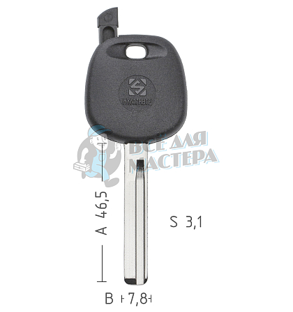 T00KIA8RP TP00HY-19P1 а/пласт.с мест.п/чип HYUNDAI - Чертеж