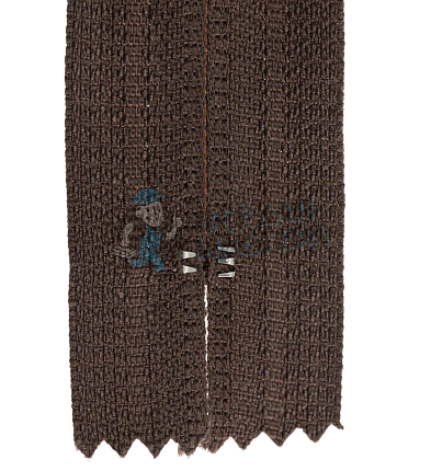 Молния 50см Коричневый