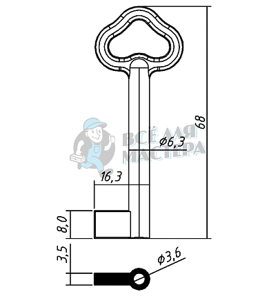 MEB1D (желтый)