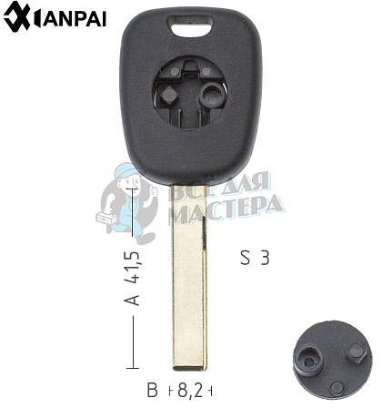 T00HF70P TP00BM-6P а/пласт.с мест.п/чип BMW// - Чертеж