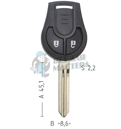 Корпус  NISSAN S19 2кн   КНР