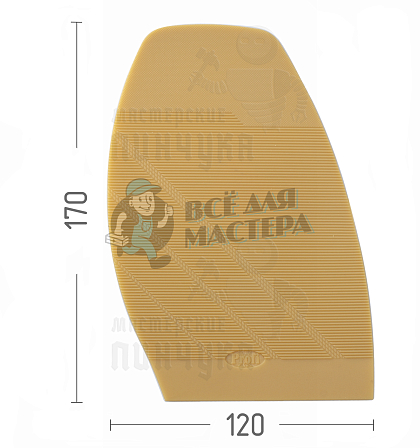 Проф. формованная X-Profi "Классик", цв. бежевый, 1,8мм - Чертеж
