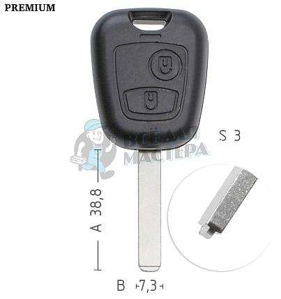 Корпус  Peugeot307( VA2)2кн.ремкомплект   КНР