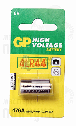 Батарейка GP 4LR44 BL1 (10/100)