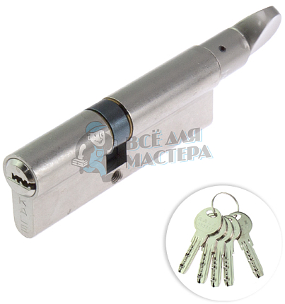 Цилиндровый механизм KALE KILIT 164SM-90(35+10+45C)-C-NI-5KEY-STB 164SM000058
