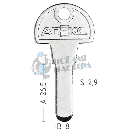 APEX-03 3MM ВЕРТ КНР  - Чертеж