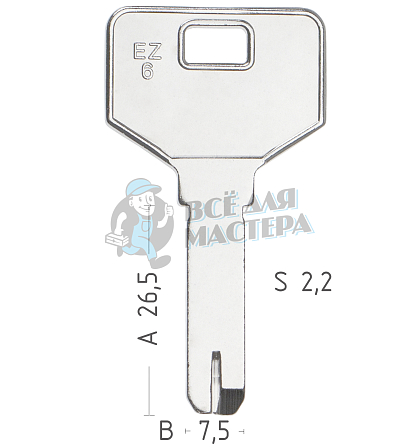 ECU8  EZ-DS15  EZ6  EZC2  - Чертеж