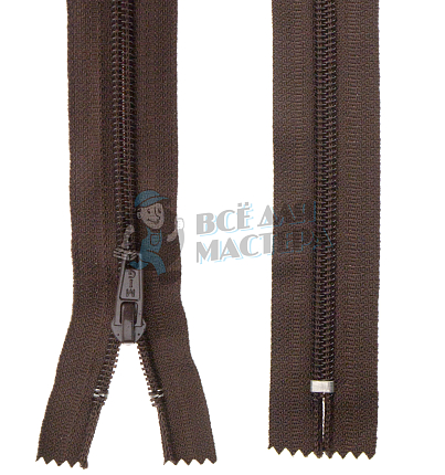 Молния 40см Коричневый