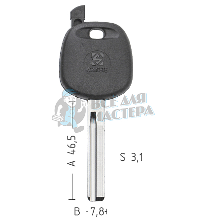 T00KIA8P TP00HY-19DP1 а/пласт.с мест.п/чип HYUNDAI.SOLARIS - Чертеж