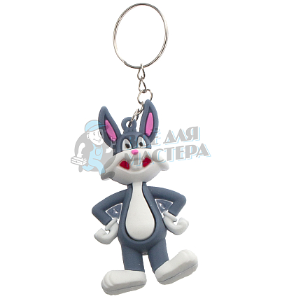 Брелок для ключей "Багз Банни" с кольцом