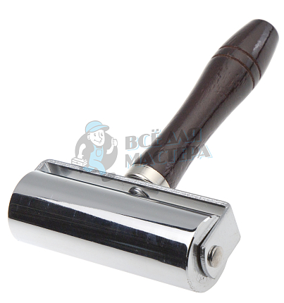 Металлический ролик для прокатки шва (валик для склеивания) 100мм
