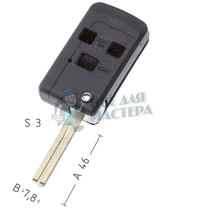 Корпус  LEXUS M02 3кн    КНР