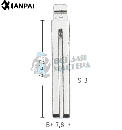 Лезвие  №24 VOLVO  КНР