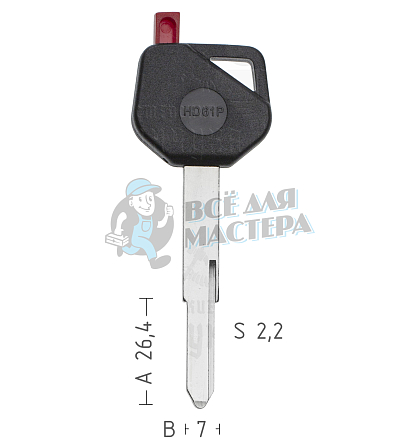T00HD61P TP00HOND-54P1 а/пласт.с мест.п/чип HONDA - Чертеж