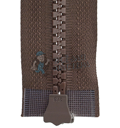 Молния Трактор "JUDSON", 80см, Тип-5, разъёмная двухзамковая, цв.т/коричневый