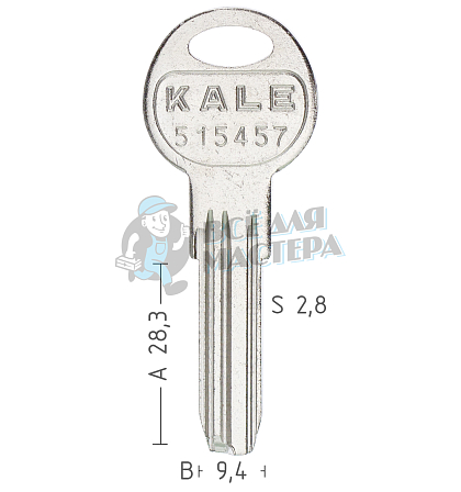 KAE12D_KAL13 Kale6/KAE6 3п овальная голова КНР // - Чертеж