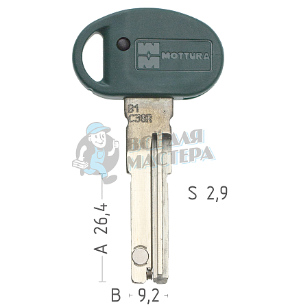 Mottura "CHAMPION" C38 B1 M3206 Original  - Чертеж
