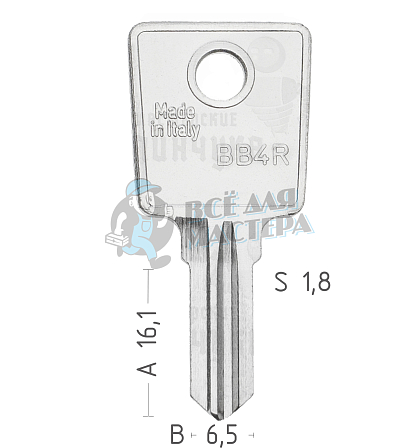 BB4R CL-1I CR2R CLR11L - Чертеж