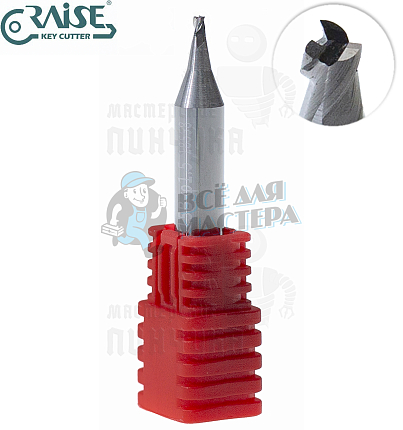 Вертик.фреза RAISE EW5515B ф1,5мм CARBIDE (ф1.5Х6Х40)								