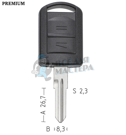 Корпус  Opel OP-D.P  YM28 2кн ремкомплект КНР - Чертеж