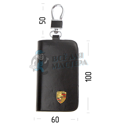 Ключница с карабином PORSCHE