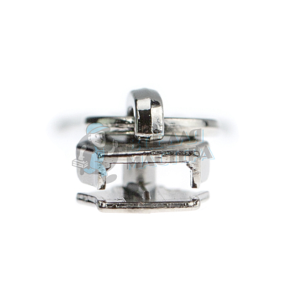 Бегунок для спиральной молнии, тип 5, сумочный N8 цв. никель