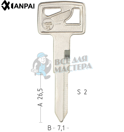 HOND-20 HON42 HD39 HD35B - Чертеж