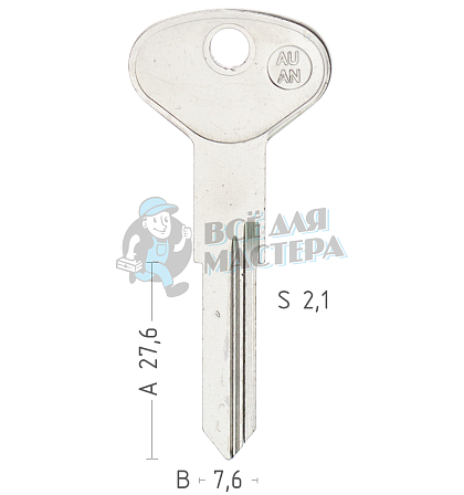 AUAN HU48 AD16 HF45 - Чертеж
