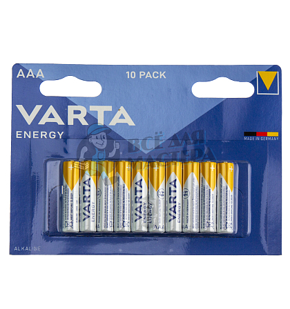 Батарейка VARTA LR03 ENERGY 4103 BL10 (10/20/30) - Чертеж