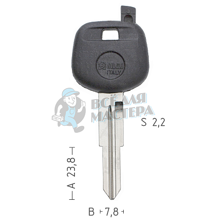 T00TY42PA TP00TOYO-10P1 TOY42AT0 а/пласт.с мест.п/чип TOYOTA - Чертеж