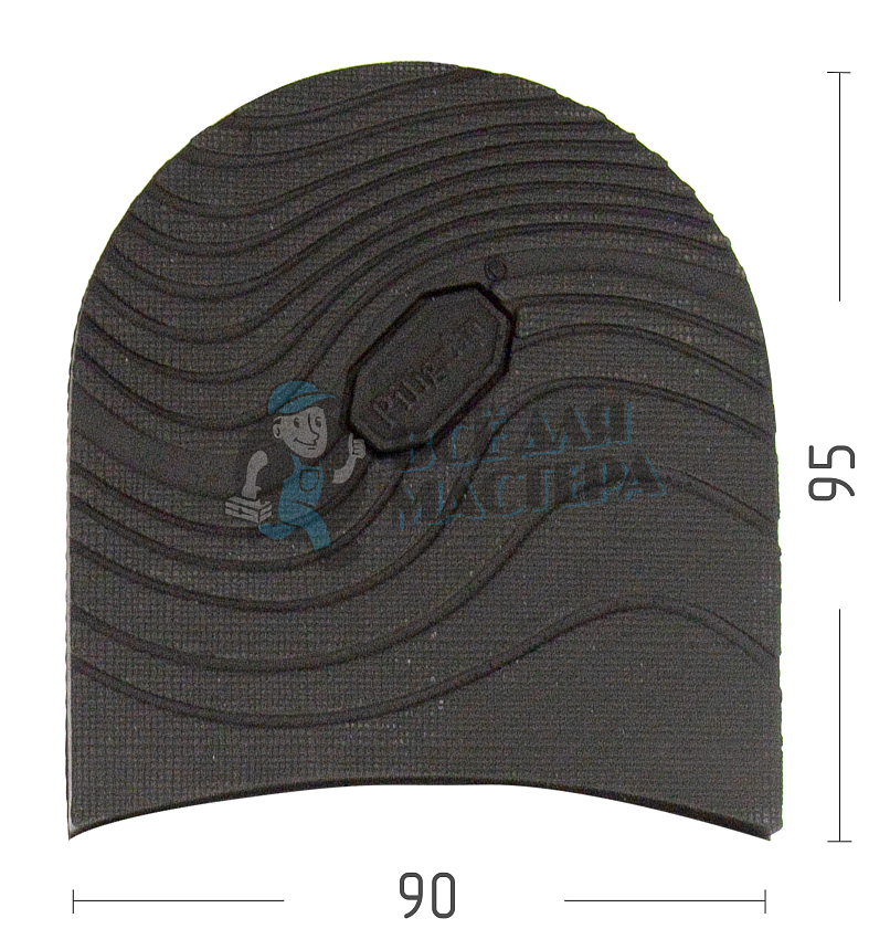 Набойка PILIGRIM Н0026, цв. черный