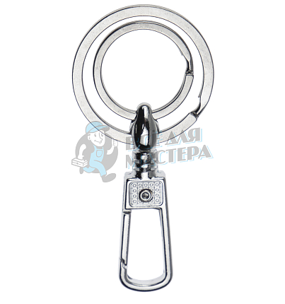 Карабин с двумя кольцами для ключей