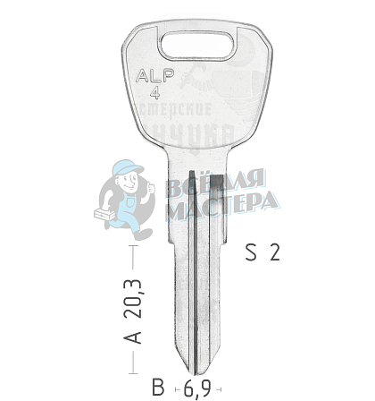 AH4 ALP-1 ALP4 APH1 - Чертеж