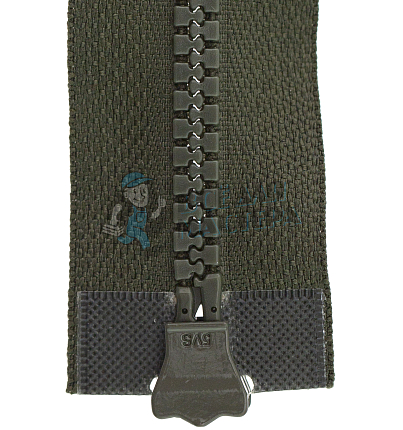 Молния Трактор "JUDSON", 80см, Тип-5, разъёмная двухзамковая, цв.хаки