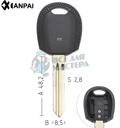 T00KIA4P TP00HY-11.P1 HYN14T0 а/пласт.с мест.п/чип TPX KIA/HYUNDAI//