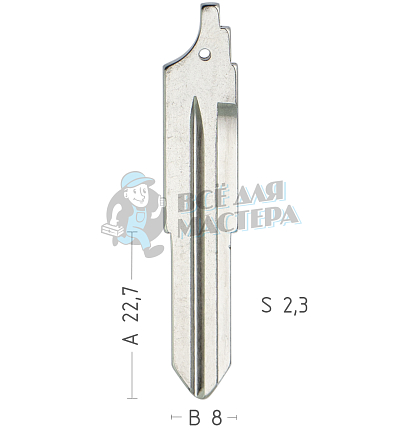 Лезвие №142 HYN4 Luxgen КНР
