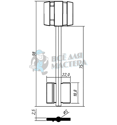 BRD6DP (желтый)