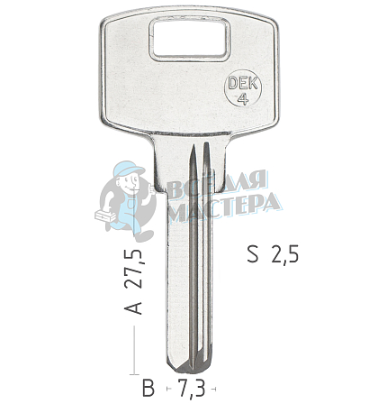 DKB11 (MAUER) DEK-4 DK1 - Чертеж