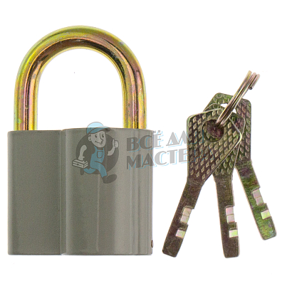 Навесной замок Avers PD-20-50-Blister (серый)