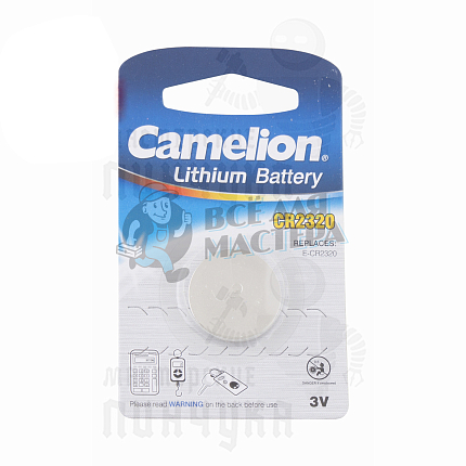 Батарейка Camelion CR2320 BL1 (1/10/1800)